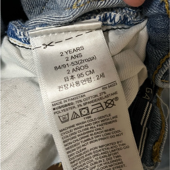 Boys Baby Gap Toddler Medium Wash Skinny Jeans - Picture 6 of 7